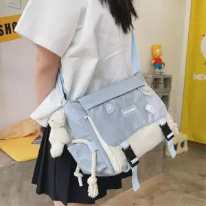 초등메신저백 여아 파스텔 크로스가방 2색 핸드백 베이직 등교 신학기 소지품 저학년