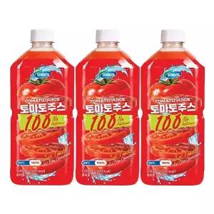 센비타 100% NFC 착즙 토마토주스 1000ml, 3개