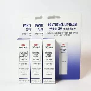 한미 프로캄 판테놀 스틱 립밤 에스 3.7g 고보습 SPF15 자외선차단 미백 주름개선 기능성 3개