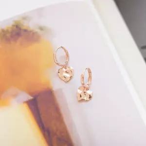 14k 민자 하트 원터치 귀걸이 OPPKE3964