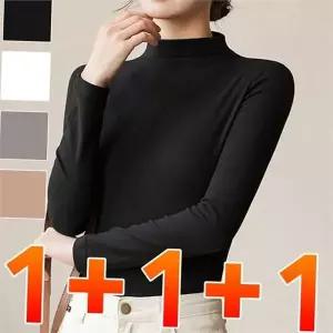 터틀넥 이너 소프트 목폴라 데일리 여성 반목 티셔츠 간절기 폴라티 베이직 가을 이너웨어 레이어드