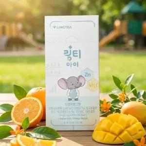 링티 아이 오렌지망고맛 어린이 전해질 수분보충 분말 5.4g 10포