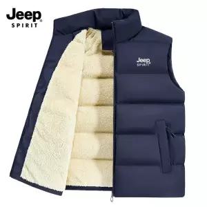 지프 JEEP SPIRIT 남녀공용 뽀글이 패딩조끼  아웃도어 패딩조끼 캠핑조끼 패딩 JP226