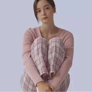 [롯데백화점]보디가드 (3종택1)부드럽고 도톰한 기모면100 여성 실내복 이지웨어바지 BGWEBA01