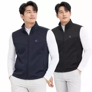 김영주 남성 골프웨어 기모 집업 조끼 골프베스트 KYVD3949