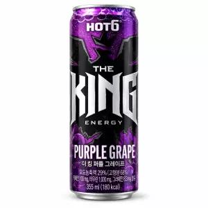 롯데칠성음료 핫식스 더킹 퍼플 그레이프 355ml, 24개