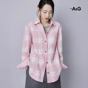 더엣지 26FW 브러시드 체크 플리스 자켓