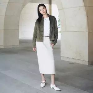 셀렙샵에디션 26FW FAUX스웨이드 피치 스커트 +벨트)