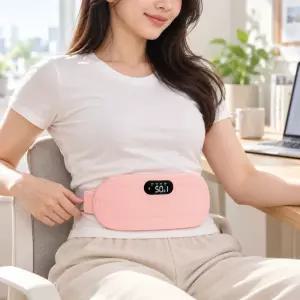 온열 진동 마사지기 무선 복부 허리 3단계 온도조절 4가지 진동모드 C타입 충전