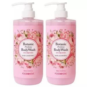 [NS홈쇼핑](1+1)푸드어홀릭 보타닉 퍼퓸 바디워시 로즈 캐모마일 800ml/향이좋은 대용량 클..[36231830]