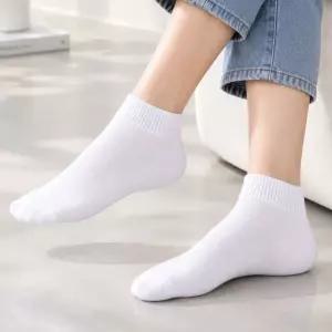 데일리 무지 단목 코마사 양말 10켤레 남자 여자 개별 비닐 포장 발목양말