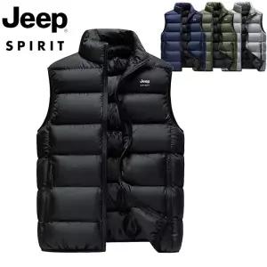 지프 JEEP SPIRIT 가을 겨울 신상 패딩 조끼 남 도톰 보온 코트