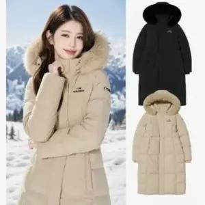 [아이더](대전신세계)[최초가 539,000] 여성 거위털 다운 스칼렛 긴기장 롱패딩 DWW24508