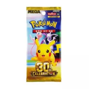 포켓몬카드 30주년 셀레브레이션 MEGA 확장팩 1팩6장