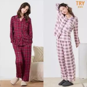 트라이 뉴 피치기모 파자마 2세트(여성)