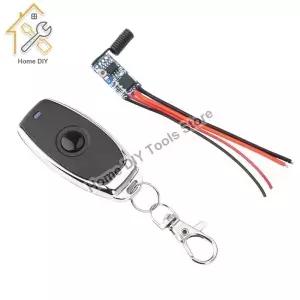 433MHz 릴레이 무선 스위치 원격 제어 모듈 DC512V 미니 POWER LOGIC LED 램프 컨트롤러 마이크로 수신기