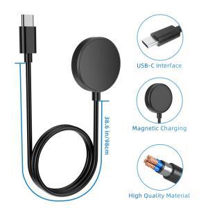 호환 삼성 갤럭시 워치 9/8/7/6/6 클래식/5 프로/5 USB-C 충전기 교환용전용 케이블