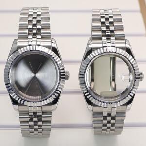 호환 36mm 고급 남성용 시계 케이스 스트랩 부품 Datejust Seiko Nh35 Miyota8215 무브먼트 28.5mmDial 사