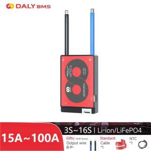 DALY 18650 21700 BMS 15A 20A PCB 12V 36V 리튬이온/리튬인산철 배터리 밸런스 보호 회로