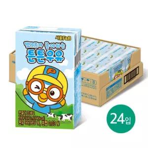 서울에프엔비 뽀로로가 좋아하는 튼튼우유 140mL 24입