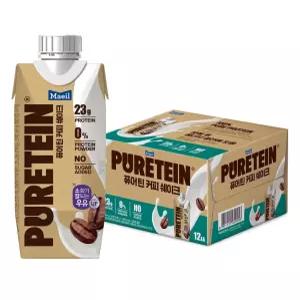 퓨어틴 프로틴 커피쉐이크 330ml x 12팩