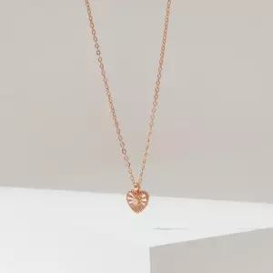 로이드 [DN] 하트 컷팅 스톤 포인트 14K GOLD 목걸이 LNN23011G