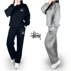 투시 H 쿠션쮸리 맨투맨 트레이닝복 세트 - 학생 커플 단체 가을 남녀공용