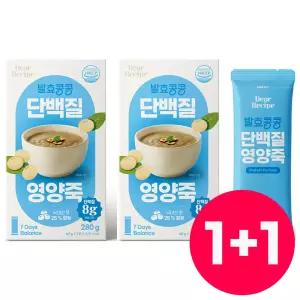 발효콩콩 속편한 단백질 영양죽 7 x2개 (총14포) 선식 식사대용 간식 쉐이크 식이섬유
