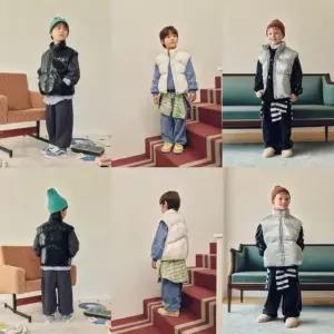 [갤러리아] 베네통키즈G 26F/W 샤이닝 쉘론 베스트(3컬러) QAVT01661