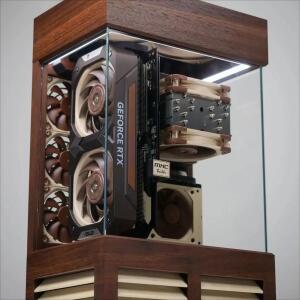 9800X3D RTX5090 분리형 수냉식 컴퓨터 케이스