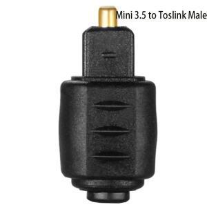 3pcs  광 오디오 어댑터 3.5mm 암커넥터 플러그-디지털 Toslink 남성