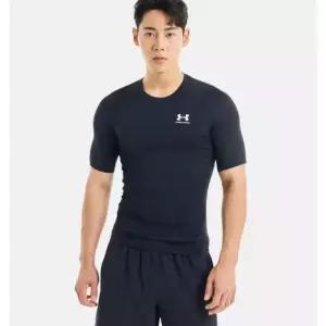 언더아머1361518-001 블랙 HeatGear 히트기어 컴프레션 반팔티셔츠 레깅스핏 1235431