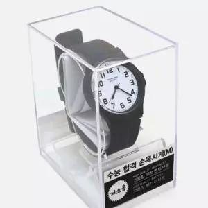 모닝글로리 수능합격 손목시계 저소음 M L8819B 가죽밴드시계 수능타이머
