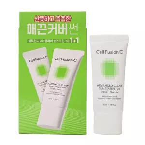 셀퓨전씨 어드밴스드 클리어 썬스크린 100 SPF50+ 35ml 2개