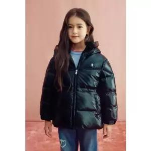 [갤러리아] 베네통키즈G 글로시핏 덕 다운 QADJ01661BK