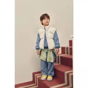 [갤러리아] 베네통키즈G 26F/W 샤이닝 쉘론 베스트 QAVT01661IV