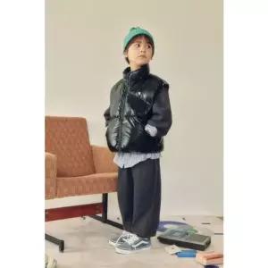 [갤러리아] 베네통키즈G 26F/W 샤이닝 쉘론 베스트 QAVT01661BK