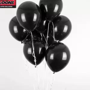 네오텍스 13cm 일반 블랙 라운드 풍선 100개입 I01A90 돌잔치소품 검정색