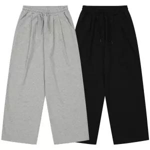 [에꼴리에]투턱 벌룬 빅와이드 바지 26C0251 BK,GY_JJ