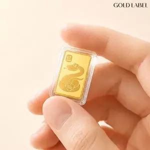 [골드라벨] 24K 순금 푸른뱀 골드바 1.875g