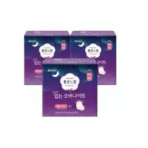 좋은느낌 입는 오버나이트 중형 8매 3개