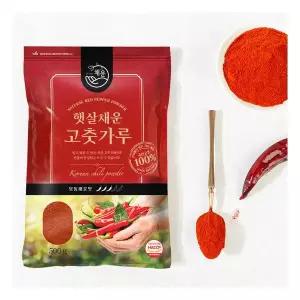 [햇빛고을] 고춧가루 보통 매운맛 500g (고추장용)