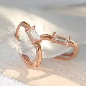 [JHQR0RST_4B]14K 귀걸이선물 GOLD 골드 원터치링 귀걸이