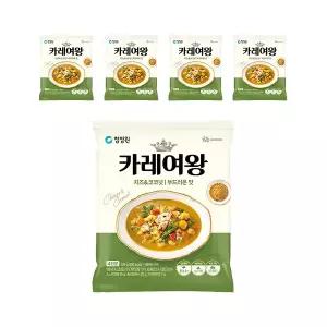 청정원 카레여왕 치즈코코넛분말 108g, 5개