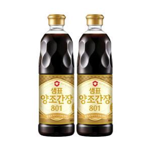 샘표 양조간장 801 860ml, 2개