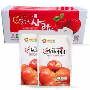 햇빛식품 밀양 얼음골 사과즙 30팩 2박스 HACCP인증