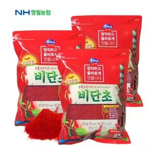 [영월농협] 26년산 청결고춧가루 비단초 1kgx3봉