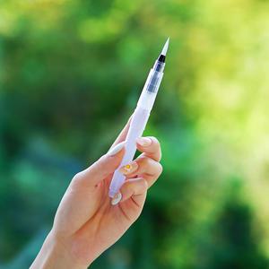 뮤즈 워터붓 소,중,대 낱개 / 붓과 물통이 한번에 수채화붓 물감붓 붓세트 미술 워터브러쉬