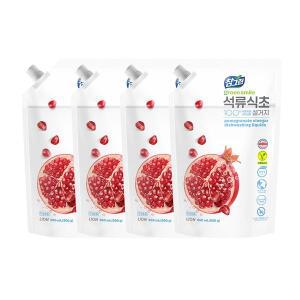 [참그린] 석류 식초 설거지 리필 900g x 4개