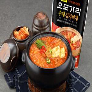 100% 국내산 원재료 묵은지로 끓인 오모가리 돼지고기김치찌개 500gx6팩